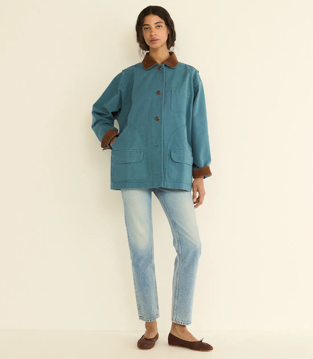 Pascual Jacket · Caspian Blue — Dôen