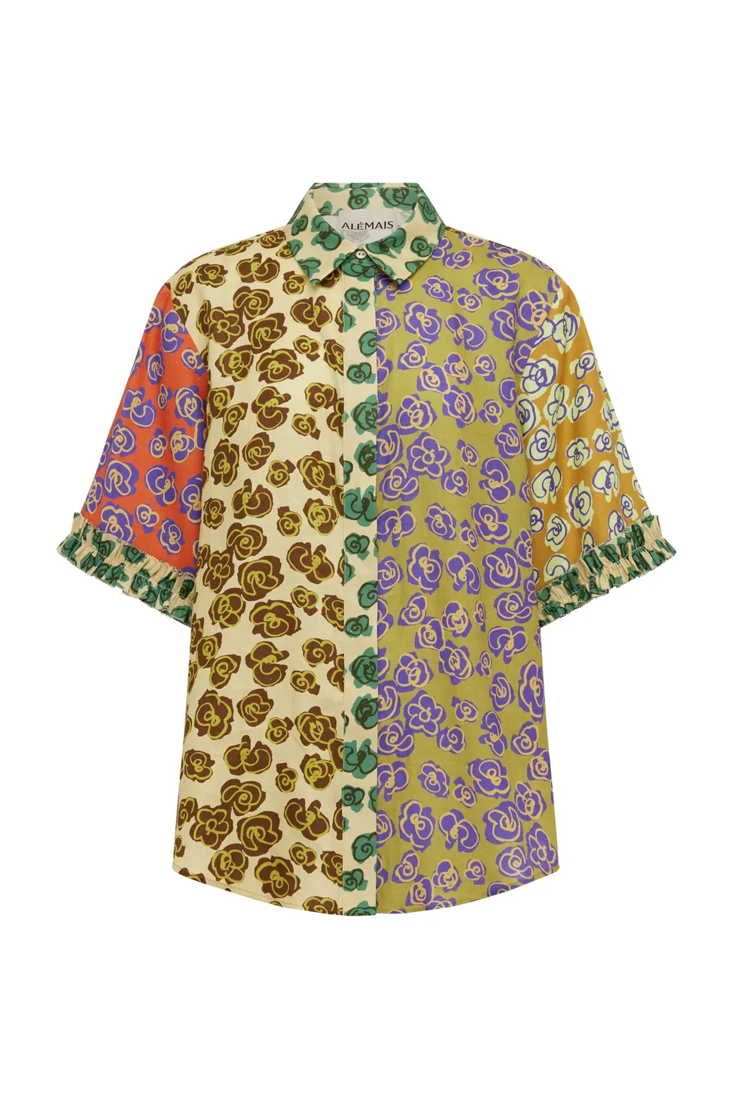 Patty Spliced Shirt — Alémais