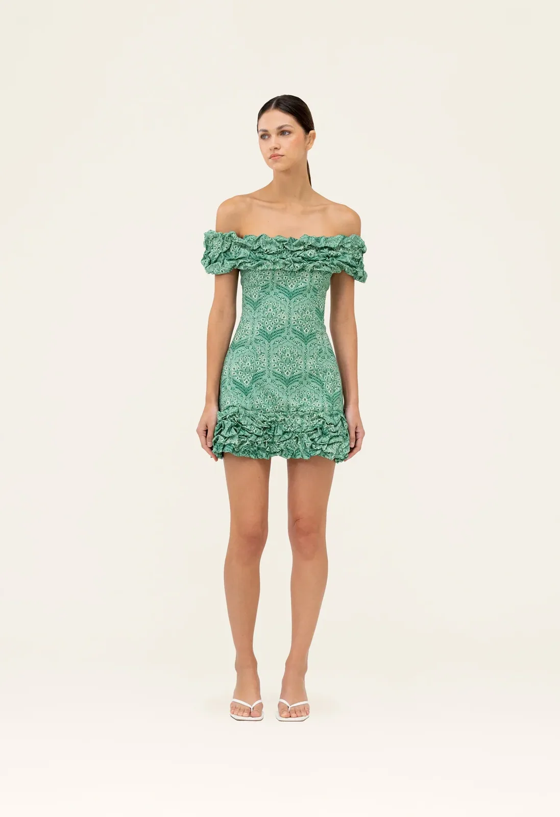 Jardín Ceiba Mini Dress — Agua by Agua Bendita