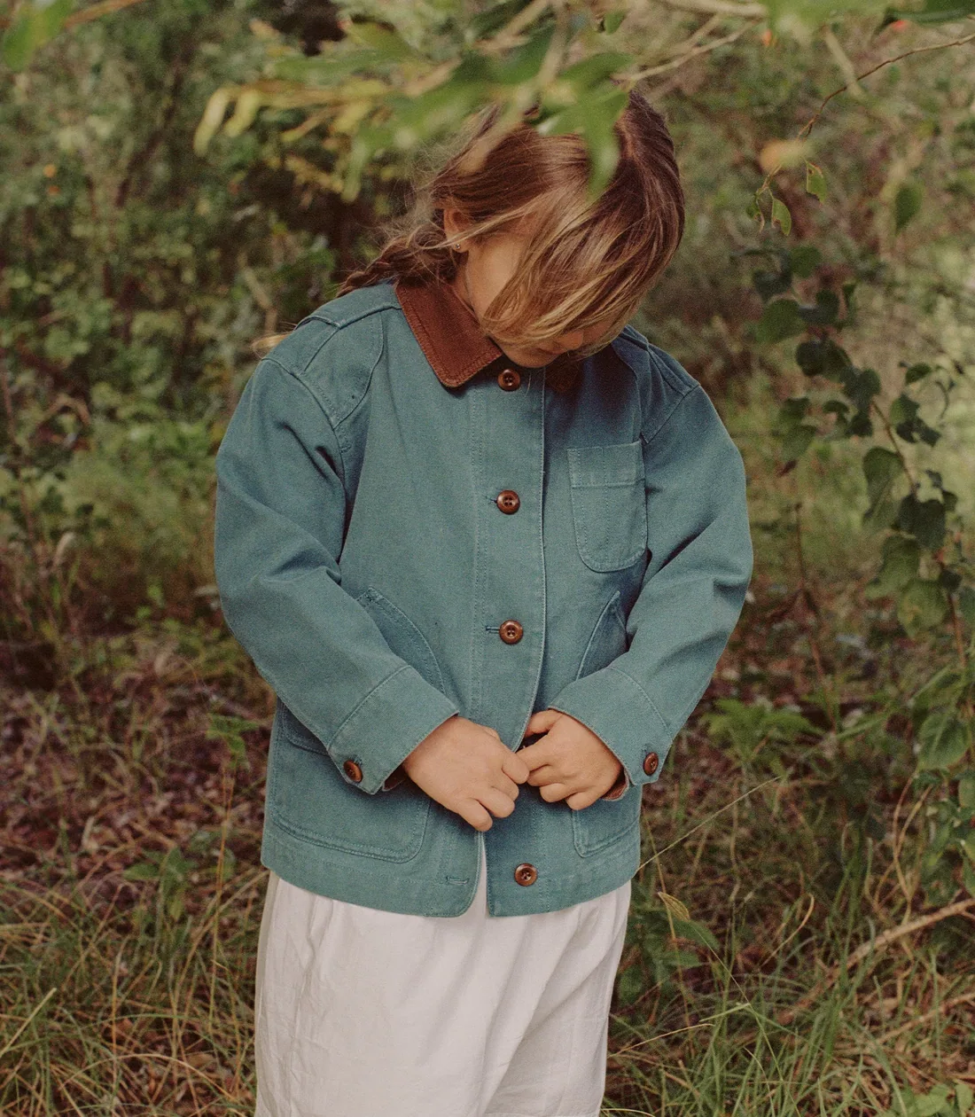 Little Pascual Jacket · Caspian Blue — Dôen