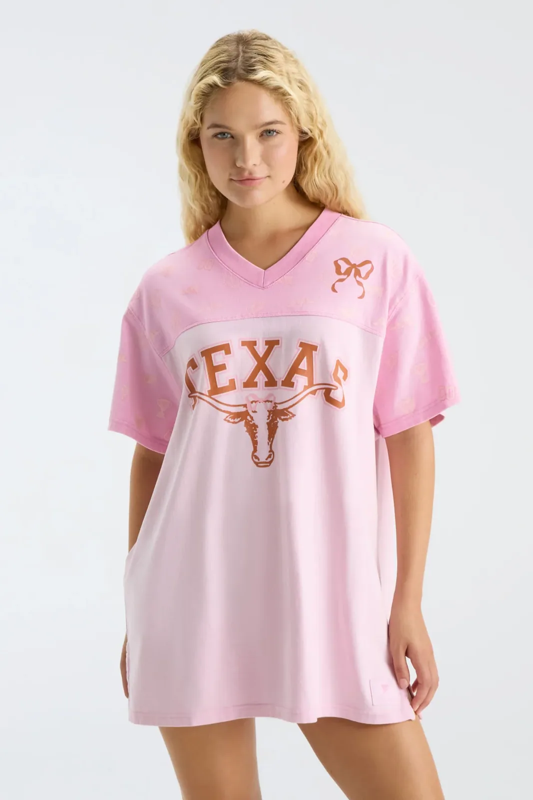 Fanatics x LoveShackFancy Varsity Crush Jersey Dress — LoveShackFancy