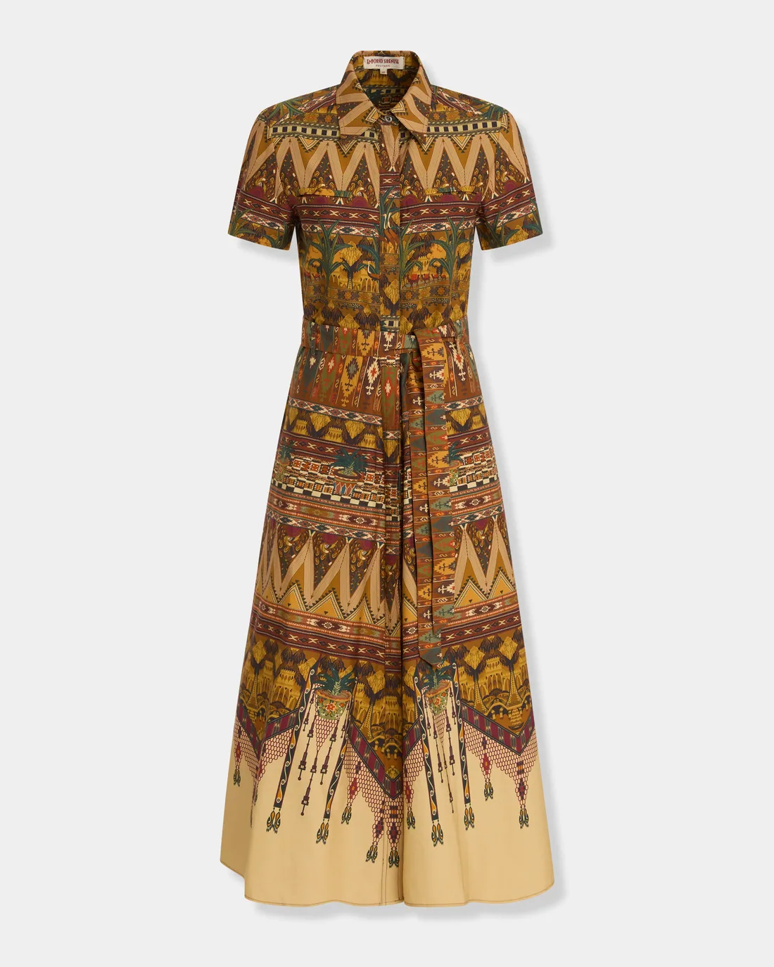 Giselle Dress in Desert Print — Emporio Sirenuse