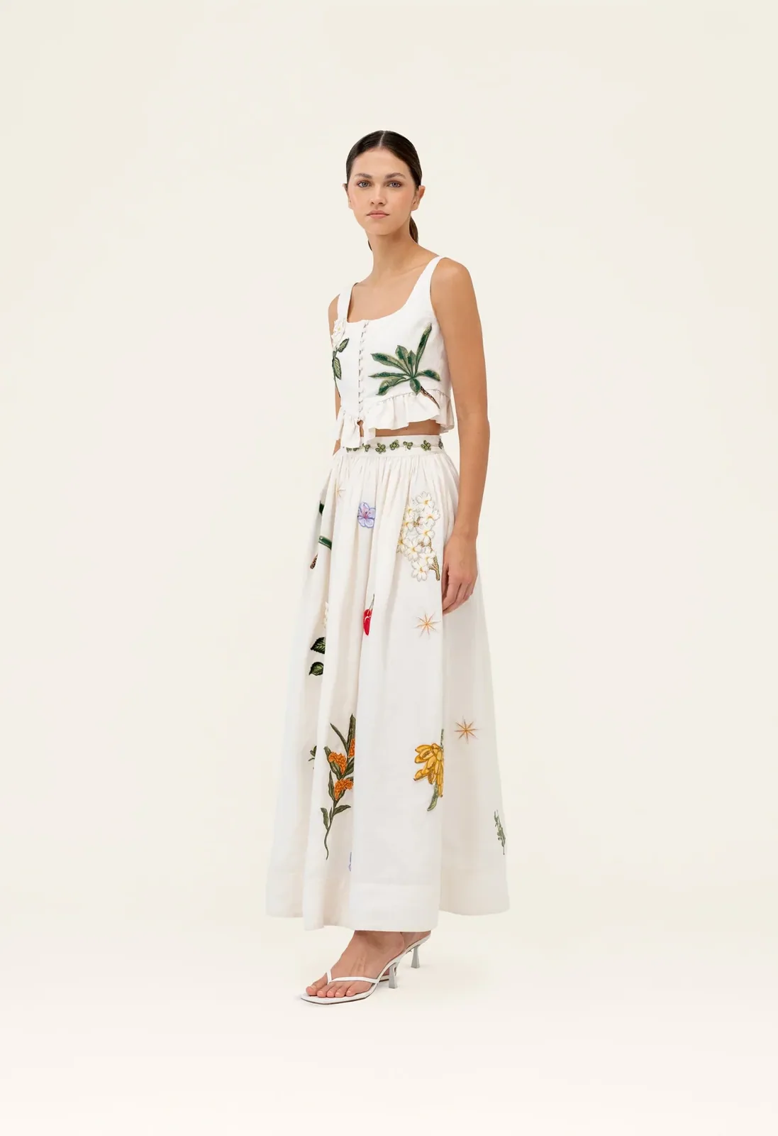 Tangelo Wild Maxi Skirt — Agua by Agua Bendita