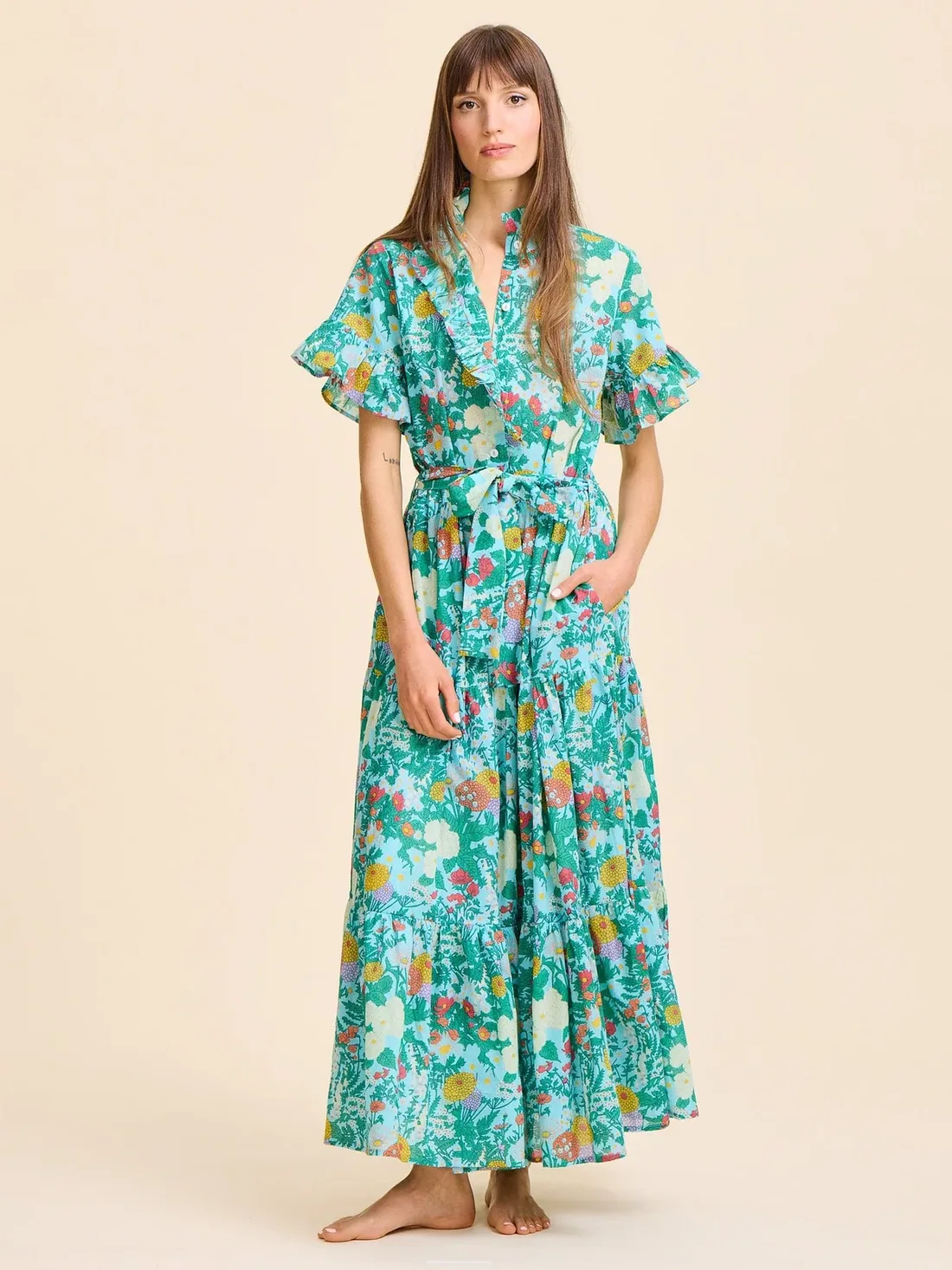 Victoria Dress in Swedish Garden — Mille