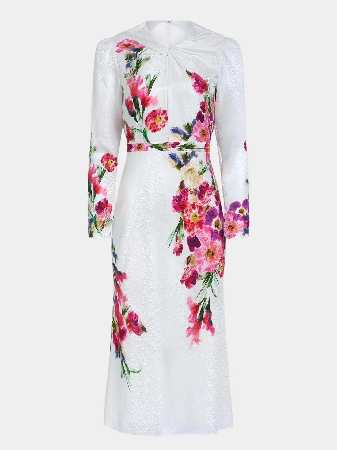 Claudia Midi Dress in Kanjiro Bloom — Saloni