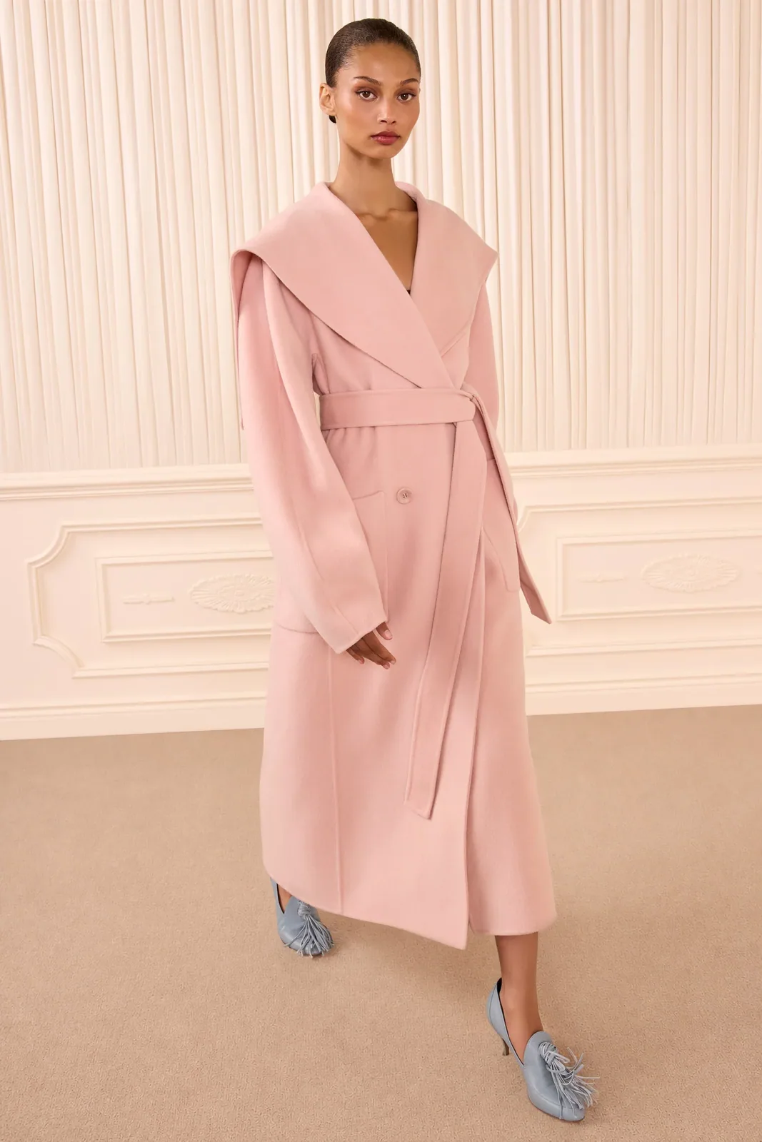 Rory Wool Coat - Powder — Ulla Johnson