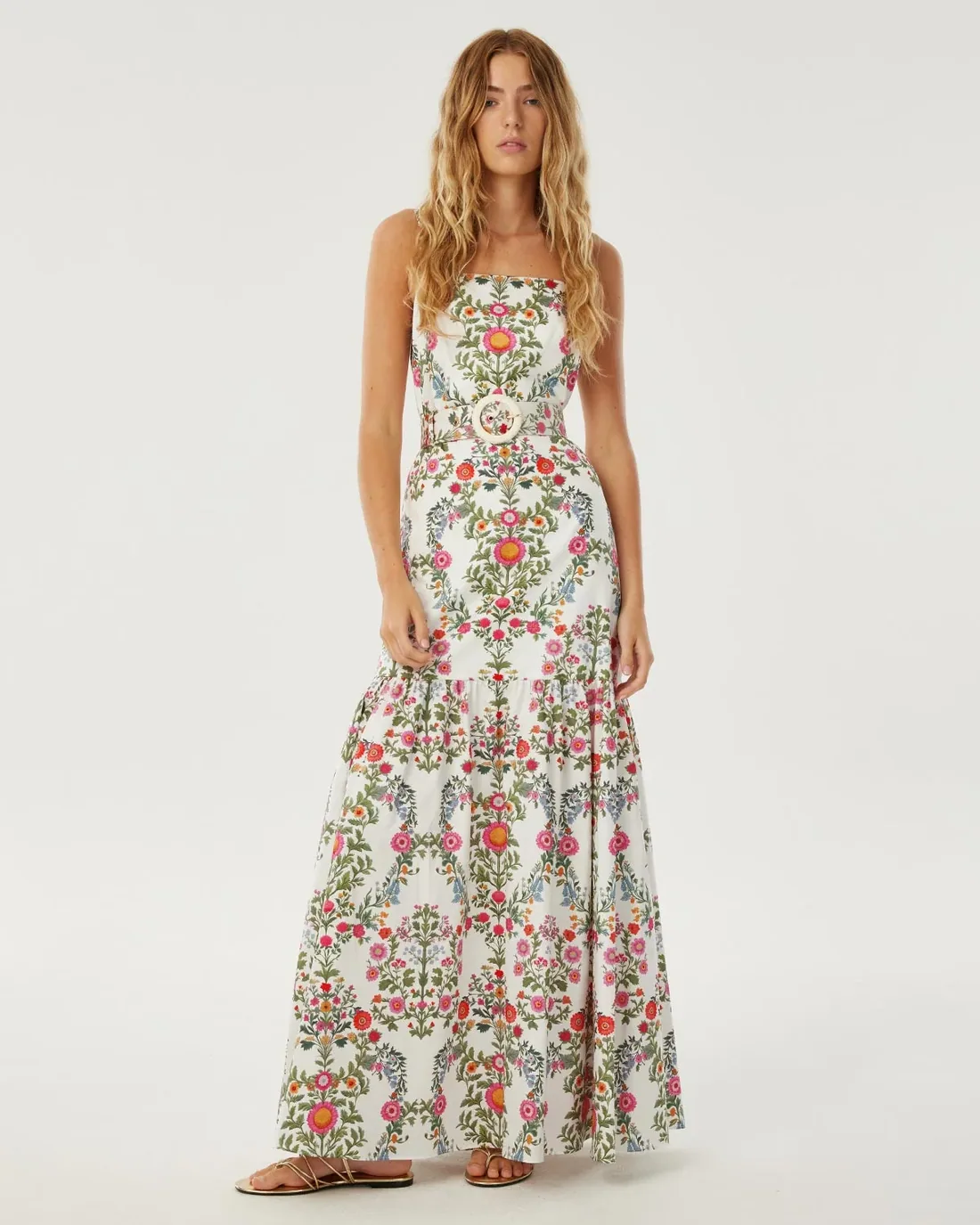 Cordiela Cotton Midi Dress - Botanic Eden — Borgo de Nor