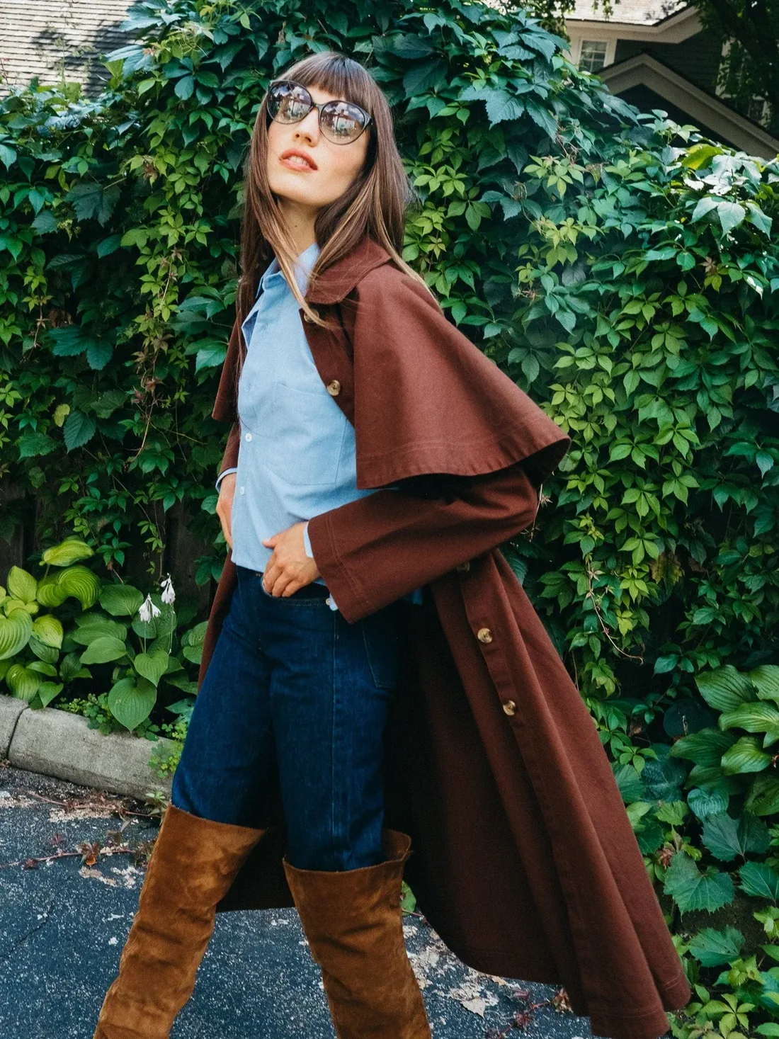 Alina Coat in Chocolate — Mille