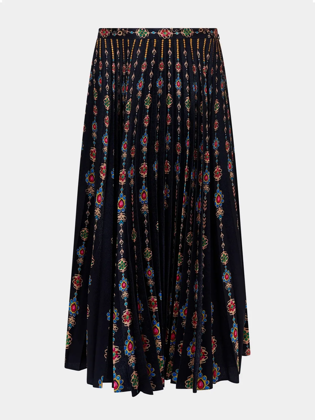 Kim Skirt in Pendant Stripe — Saloni