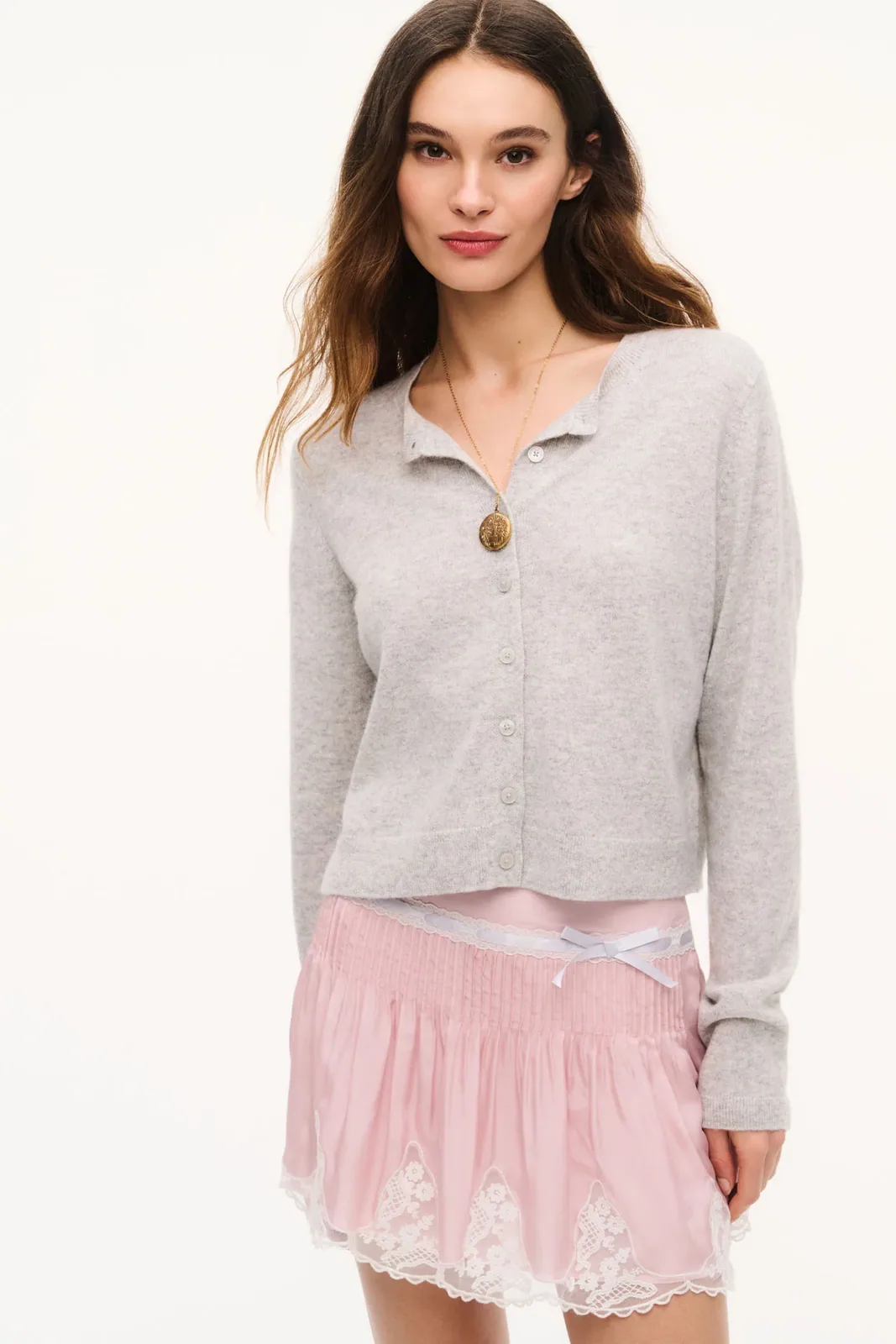 Cameryn Classic Cashmere Cardigan — LoveShackFancy