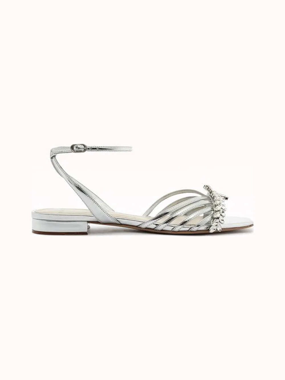 Iggy Flat Silver — Alexandre Birman