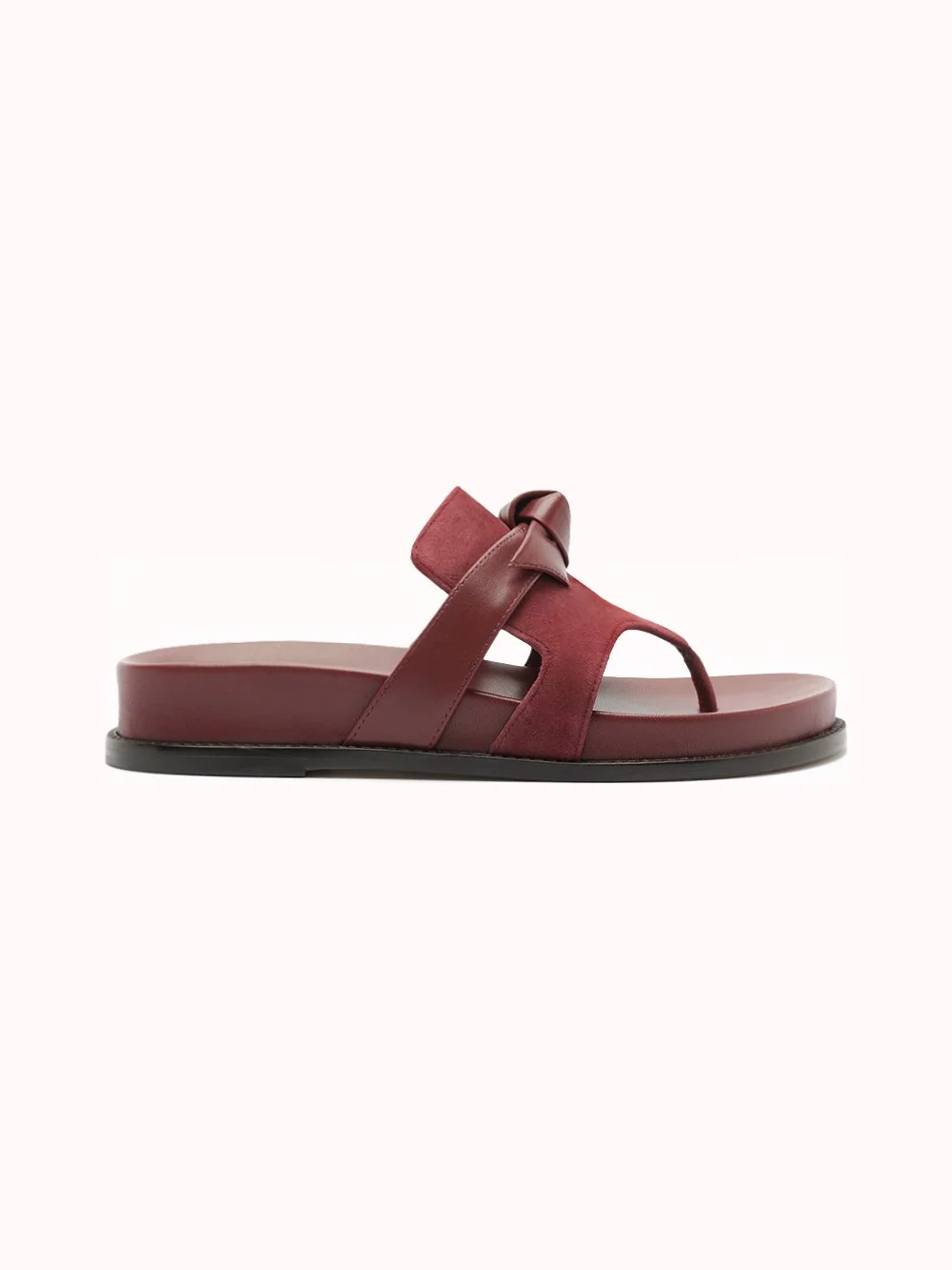 Clarita Snap Sport Sandal Burgundy — Alexandre Birman
