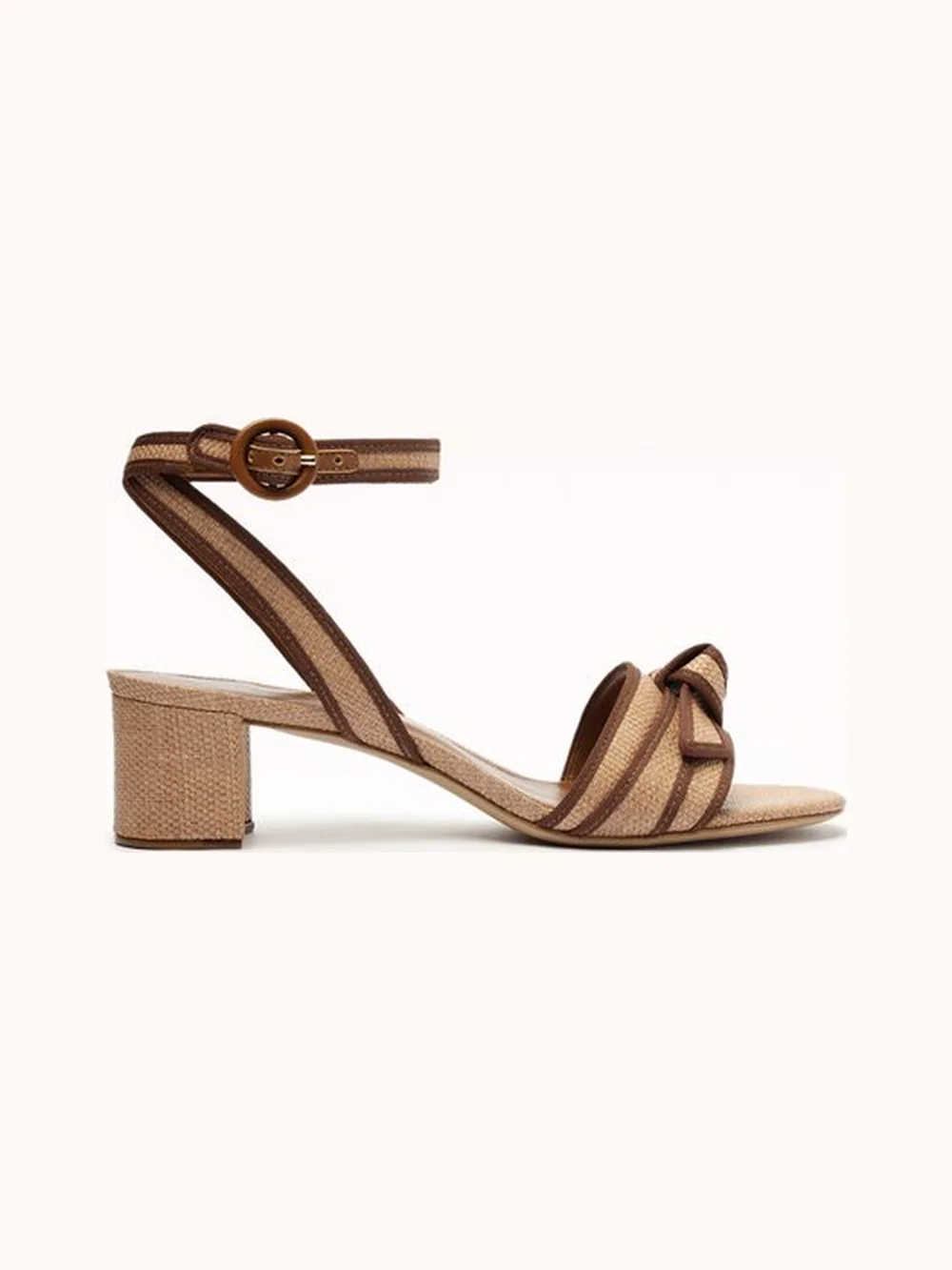 Grosgrain Raffia 45 Espresso/Dark Brown — Alexandre Birman