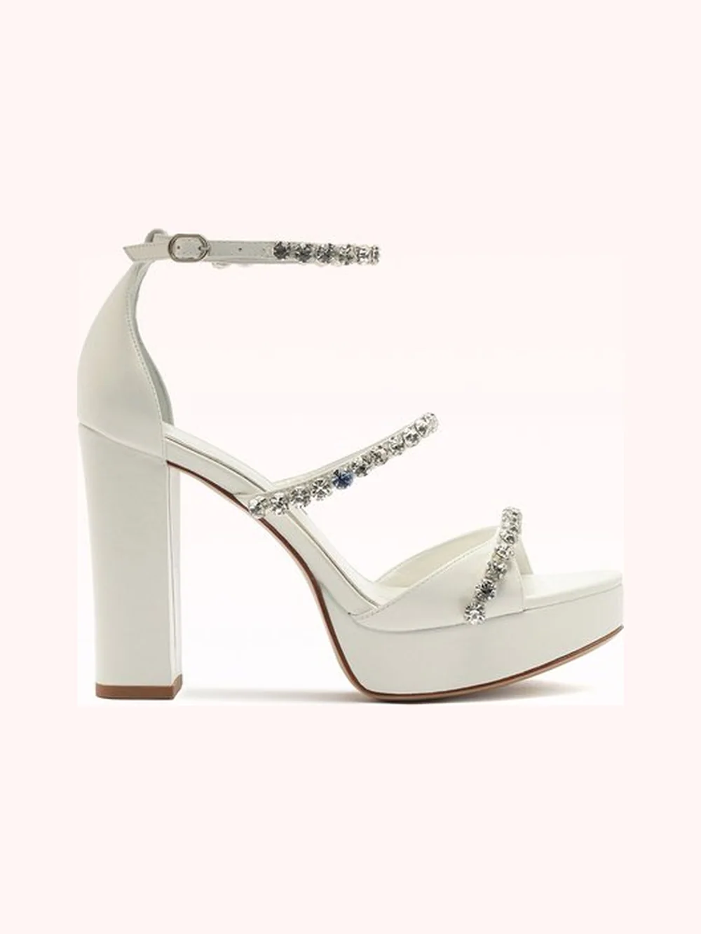 Alexa 110 Platform Pearl/White — Alexandre Birman
