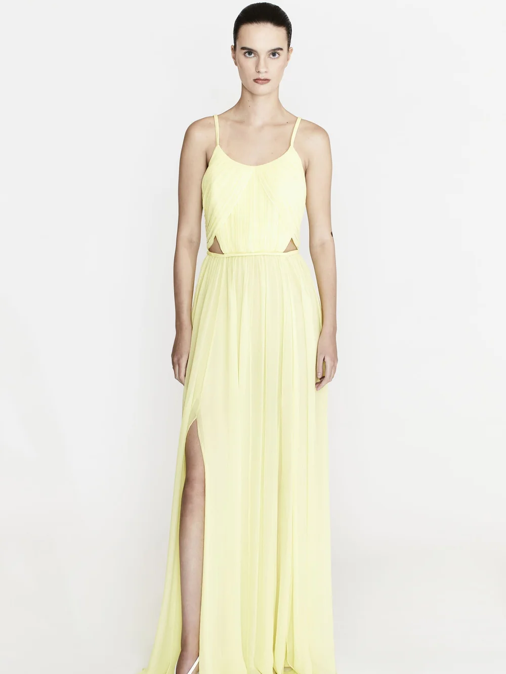 Vestido com Recortes Chiffon — Reinaldo Lourenço