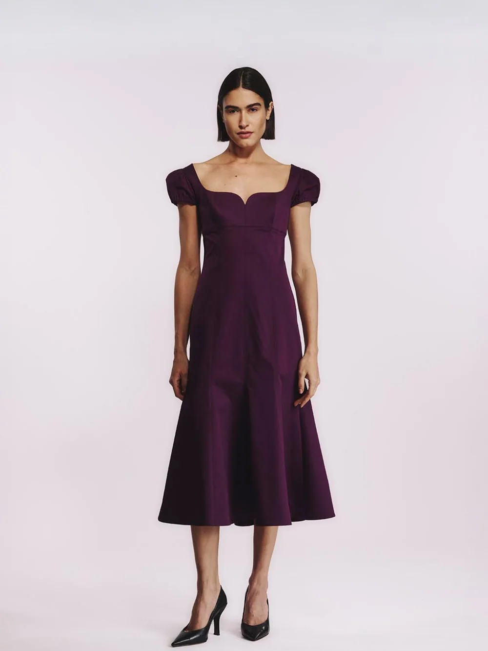 Vestido Midi com Manga Curta — Reinaldo Lourenço
