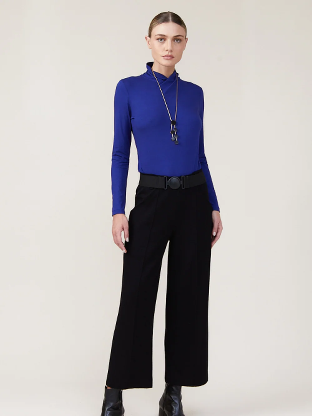 Blusa Viscose Gola Traspassada — FIT