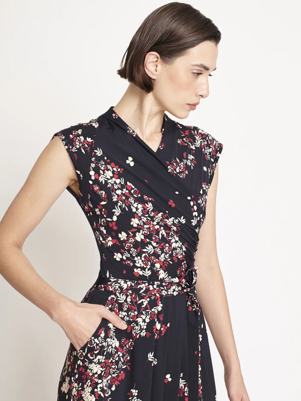 Vestido Jersey Est Ramalhete Cachecouer — FIT